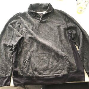 Charcoal Authentic J.Crew "Vintage Fleece" XL